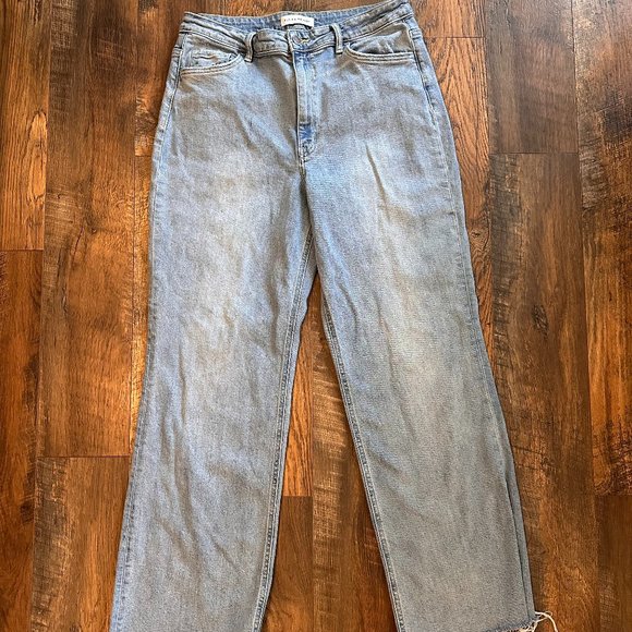 Flying Monkey High Rise Stretch Flare Leg Casual Dreaming Hill Denim Basic - Picture 3 of 9